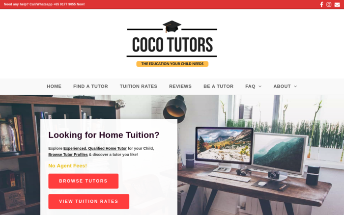 CocoTutors: #1 Trusted Home Tuition Agency in Singapore